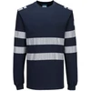 Sportiniai PORTWEST FR732 marškinėliai ilgomis rankovėmis, Dydis: XXXL, Pw spalvos: Navy