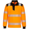 Sportinis džemperis žema apykakle Portwest PW326, Dydis: XL, Pw spalvos: Oranžinis/Juodas