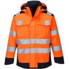 Švarkas nuo lietaus ir elektros iškrovos Portwest MV70, Dydis: 4XL, Pw spalvos: Oranžinis/Navy