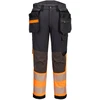 Tamprios kelnės su kišenėmis Portwest EV442, Dydis: 36, Pw spalvos: Oranžinis/Metal Pilkas Tall