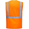 Tinklinė gero matomumo PORTWEST C496 vadovo liemenė, Dydis: XXXL, Pw spalvos: Geltona