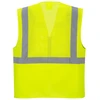 Tinklinė gero matomumo PORTWEST C496 vadovo liemenė, Dydis: XXXL, Pw spalvos: Geltona