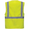 Tinklinės medžiagos PORTWEST C376 vadovo liemenė, Dydis: 4XL, Pw spalvos: Geltona