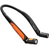 USB pakraunamas PORTWEST PA73 LED kaklo žibintuvėlis, Pw spalvos: Juodas/Oranžinis