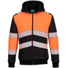 Žieminis Hoodie su užtrauktuku Portwest PW377, Dydis: L, Pw spalvos: Geltona/Juodas