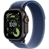 Apple Watch 49mm Blue/Bright Blue Trail Loop - S/M - Black Titanium Finish - MG9Q4ZM/A