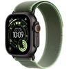Apple Watch 49mm Green/Neon Trail Loop - S/M - Black Titanium Finish - MG9N4ZM/A