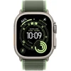 Apple Watch 49mm Green/Neon Trail Loop - S/M - Natural Titanium Finish - MFT44ZM/A