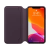 Apple iPhone 11 Pro Max odinis atverčiamas dėklas - Baklažano spalvos