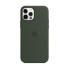 Apple iPhone 12, 12 Pro Silikoninis dėklas su MagSafe, Žalias (Cyprus Green)