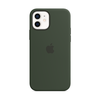 Apple iPhone 12, 12 Pro Silikoninis dėklas su MagSafe, Žalias (Cyprus Green)