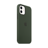 Apple iPhone 12, 12 Pro Silikoninis dėklas su MagSafe, Žalias (Cyprus Green)