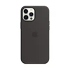 Apple iPhone 12 Pro Max silikoninis dėklas su MagSafe – juodas