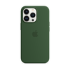 Apple iPhone 13 Pro Silikoninis dėklas su MagSafe, Žalias (Clover)