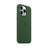 Apple iPhone 13 Pro Silikoninis dėklas su MagSafe, Žalias (Clover)