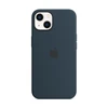 Apple iPhone 13 Silikoninis dėklas su MagSafe, Mėlynas (Abyss Blue)