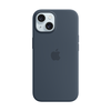 iPhone 15 Silicone Case with MagSafe - Storm Blue