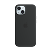 Apple Silikoninis dėklas – Silicone dėklas su MagSafe for Apple iPhone 15 Juodas