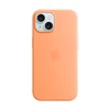 iPhone 15 Silicone Case with MagSafe - Orange Sorbet