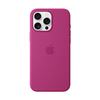 Apple iPhone 16 Pro Max Silikoninis dėklas with MagSafe - Fuchsia