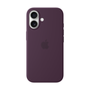 Apple iPhone 16 Silikoninis dėklas with MagSafe - Plum