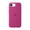 Apple iPhone 16e Silikoninis dėklas – Fuchsia