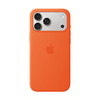 Apple iPhone 17 Pro Max Silikoninis dėklas with MagSafe – Oranžinis