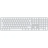 Apple Magic Keyboard with Touch ID and Numeric Keypad for Mac models with Apple silicon (USB–C) - RUS - White Keys - MXK73RS/A