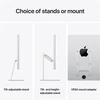 Apple Studio Display - Nano-texture glass - Tilt- and height-adjustable stand - MFF04Z/A