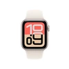 Apple Watch SE 3 GPS 40mm Starlight Aluminium Case with Starlight Sport Band - S/M - MEH34ET/A