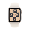 Išmanusis laikrodis Apple Watch SE GPS 40mm Starlight Aliuminio dėklas su Starlight Sport Band - S/M