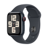 Išmanusis laikrodis Apple Watch SE GPS + Cellular 40mm Midnight Aliuminio dėklas su Midnight Sport Band - S/M