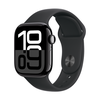 Išmanusis laikrodis Apple Watch Series 10 GPS 42mm Jet Juodas Aliuminio Case with Juodas Sport Band - S/M