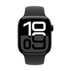 Išmanusis laikrodis Apple Watch Series 10 GPS 42mm Jet Juodas Aliuminio Case with Juodas Sport Band - S/M