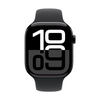Išmanusis laikrodis Apple Watch Series 10 GPS 46mm Jet Juodas Aliuminio Case with Juodas Sport Band - S/M
