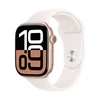 Išmanusis laikrodis Apple Watch Series 10 GPS + Cellular 46mm Rose Gold Aliuminio dėklas su šviesiai skaistalais sportine apyranke – S/M