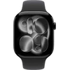 Apple Watch Series 11 GPS 42mm Jet Black Aluminium Case with Black Sport Band - S/M - MEQT4ET/A