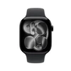 Apple Watch Series 11 GPS 46mm Jet Black Aluminium Case with Black Sport Band - M/L - MEUX4ET/A