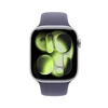 Apple Watch Series 11 GPS 46mm Silver Aluminium Case with Purple Fog Sport Band - S/M - MEV94ET/A