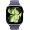 Apple Watch Series 11 GPS 46mm Silver Aluminium Case with Purple Fog Sport Band - S/M - MEV94ET/A
