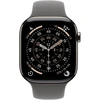 Apple Watch Series 11 GPS + Cellular 42mm Natural Titanium Case with Stone Grey Sport Band - S/M - MF8M4ET/A