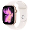 Apple Watch Series 11 GPS + Cellular 46mm Rose Gold Aluminium Case with Light Blush Sport Band - M/L - MFCJ4ET/A