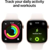 Apple Watch Series 11 GPS + Cellular 46mm Rose Gold Aluminium Case with Light Blush Sport Band - M/L - MFCJ4ET/A