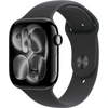 Apple Watch Series 11 GPS + Cellular 46mm Jet Black Aluminium Case with Black Sport Band - S/M - MFC24ET/A