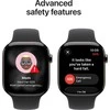 Apple Watch Series 11 GPS + Cellular 46mm Slate Titanium Case with Black Sport Band - M/L - MFD24ET/A