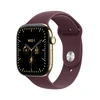 Išmanusis laikrodis Apple Watch Series 12 GPS + Cellular 42mm Radiant Gold Titanium Case with Burgundy Sport Band - S/M - MJGJ4ET/A
