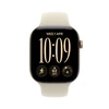 Apple Watch Series 12 GPS + Cellular 42mm Light Gold Aluminium Case with Sand Sport Band - S/M - MJG24ET/A