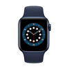 Išmanusis laikrodis Apple Watch Series 6, GPS, 40mm Mėlyno (Mėlyna) korpuso su mėlynu (Deep Navy) sportiniu dirželiu - Regular LT