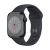 Išmanusis laikrodis Apple Watch Series 8 GPS, 41 mm,  "Midnight" spalvos aliuminio korpusas su "Midnight" spalvos sportiniu dirželiu