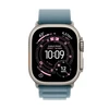 Apple Watch Ultra 3 GPS + Cellular 49mm Natural Titanium Case with Light Blue Alpine Loop - Medium - MEWM4ET/A